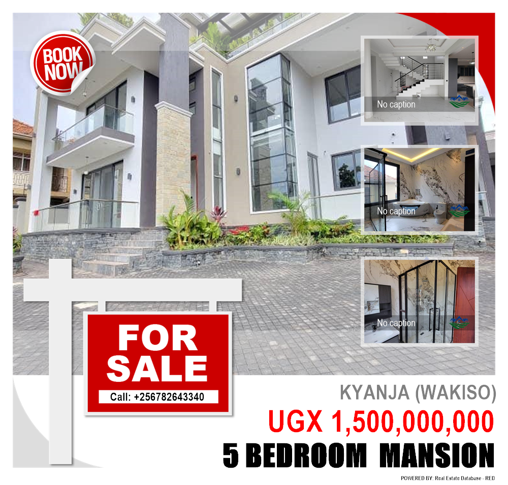 5 bedroom Mansion  for sale in Kyanja Wakiso Uganda, code: 209990