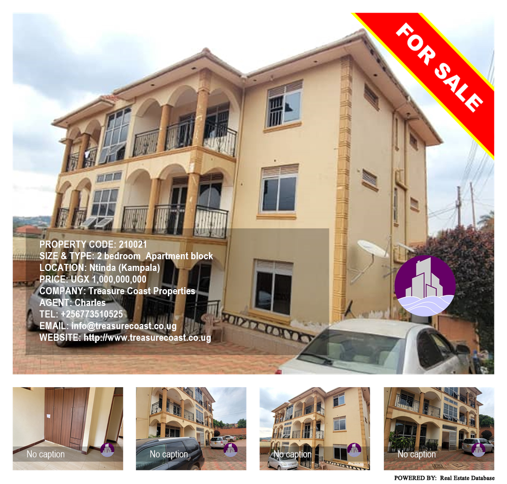 2 bedroom Apartment block  for sale in Ntinda Kampala Uganda, code: 210021