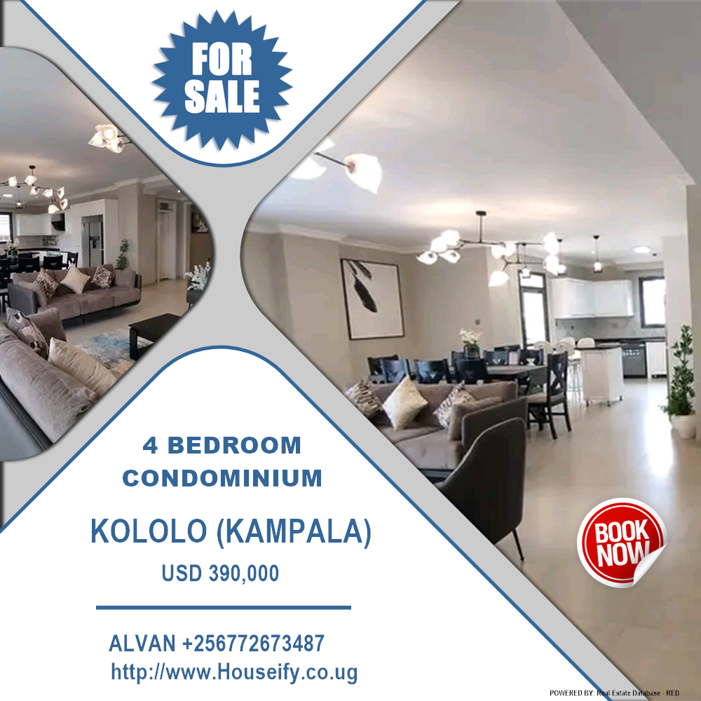 4 bedroom Condominium  for sale in Kololo Kampala Uganda, code: 210024