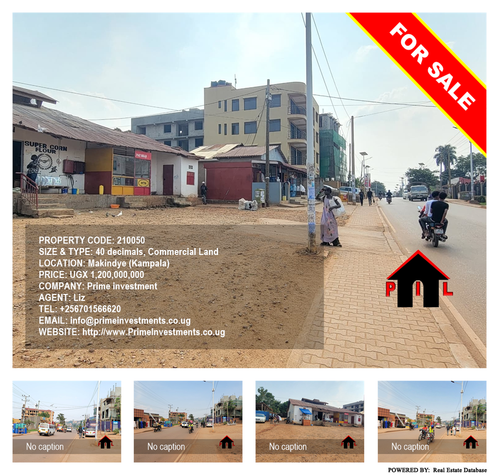 Commercial Land  for sale in Makindye Kampala Uganda, code: 210050