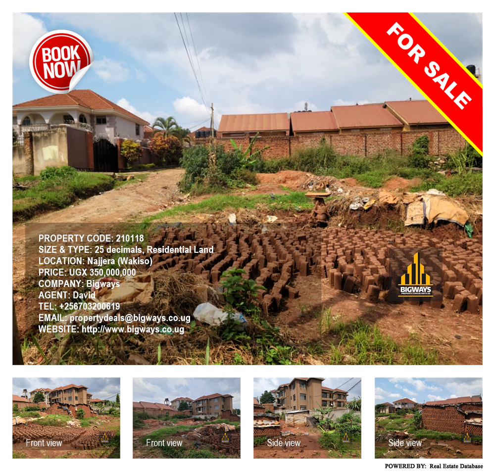 Residential Land  for sale in Najjera Wakiso Uganda, code: 210118