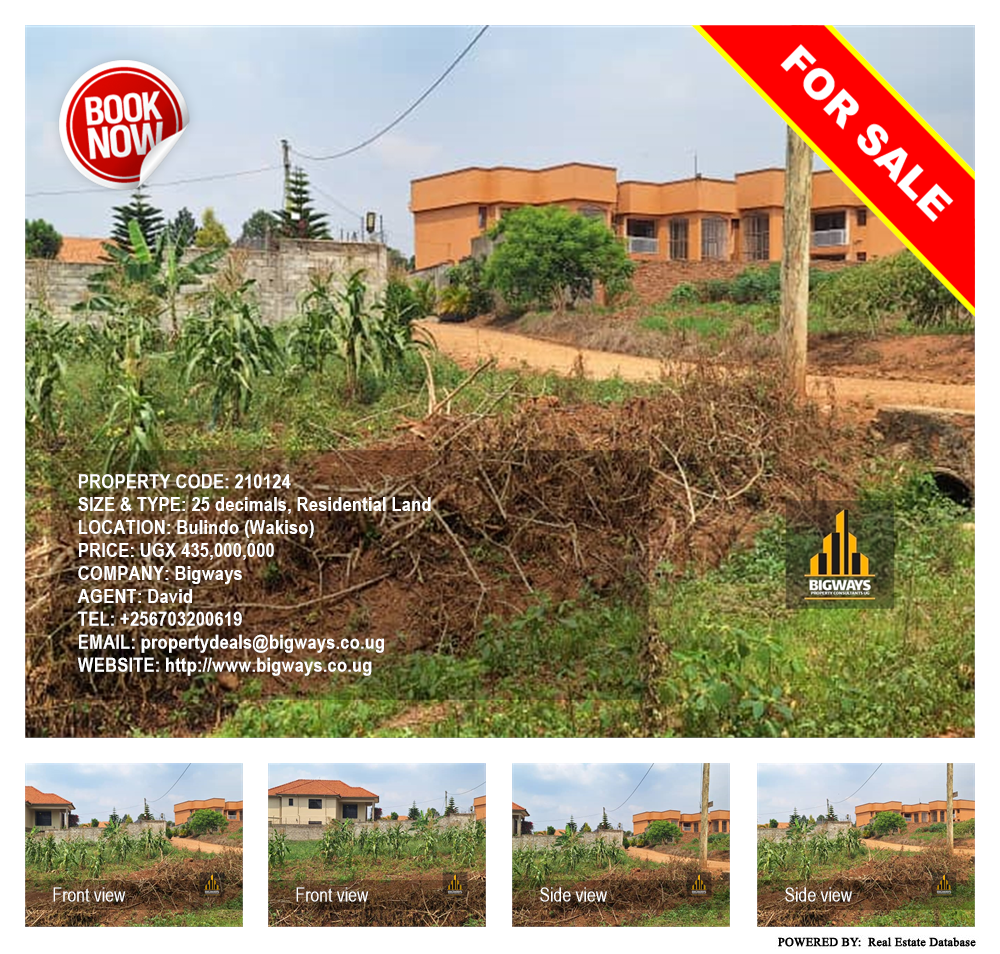 Residential Land  for sale in Bulindo Wakiso Uganda, code: 210124