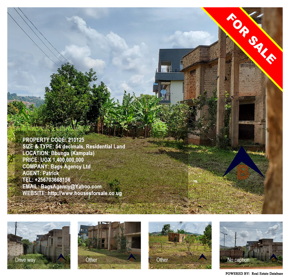 Residential Land  for sale in Bbunga Kampala Uganda, code: 210125