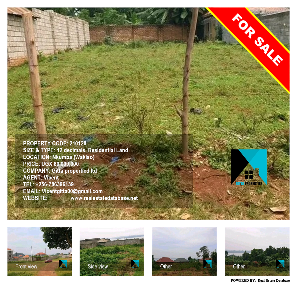 Residential Land  for sale in Nkumba Wakiso Uganda, code: 210128