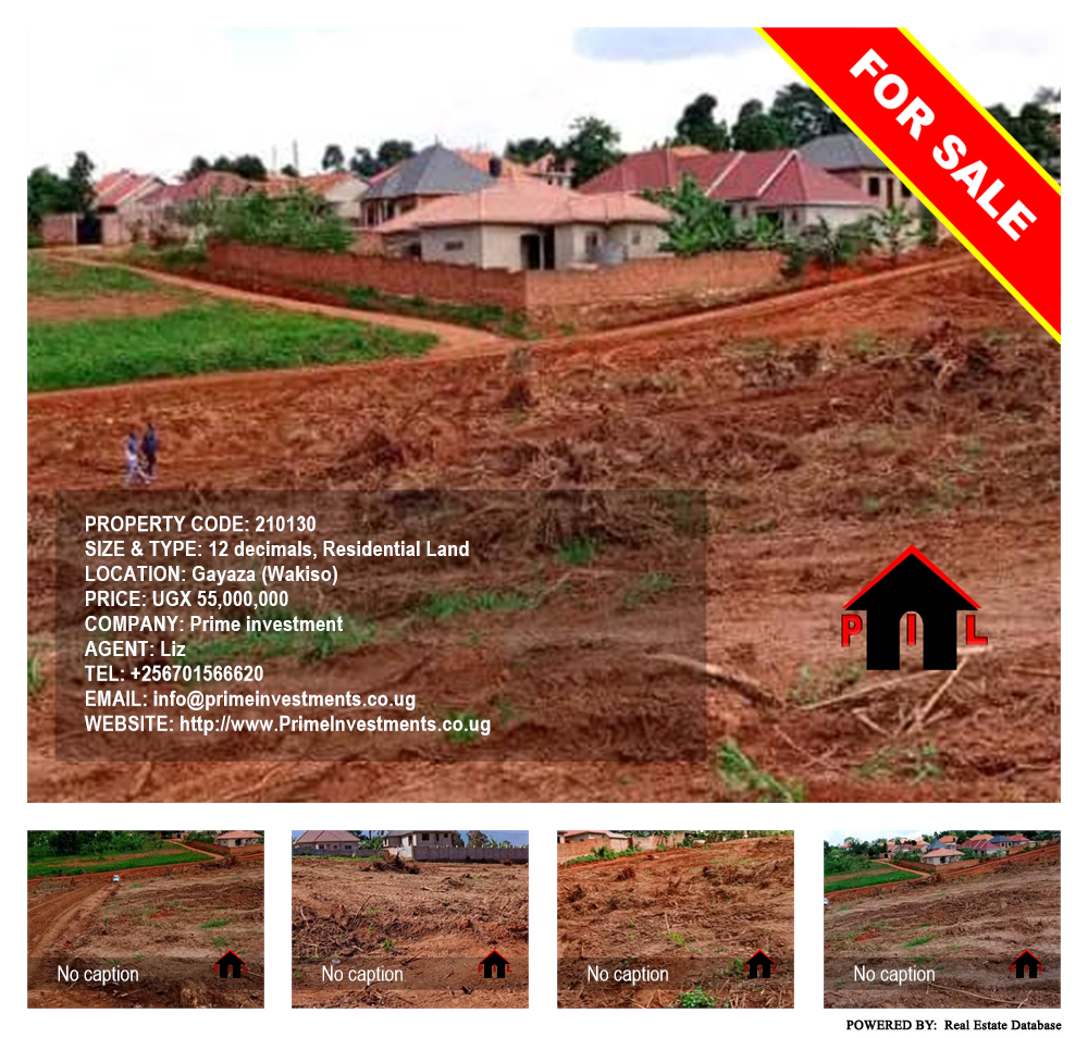 Residential Land  for sale in Gayaza Wakiso Uganda, code: 210130