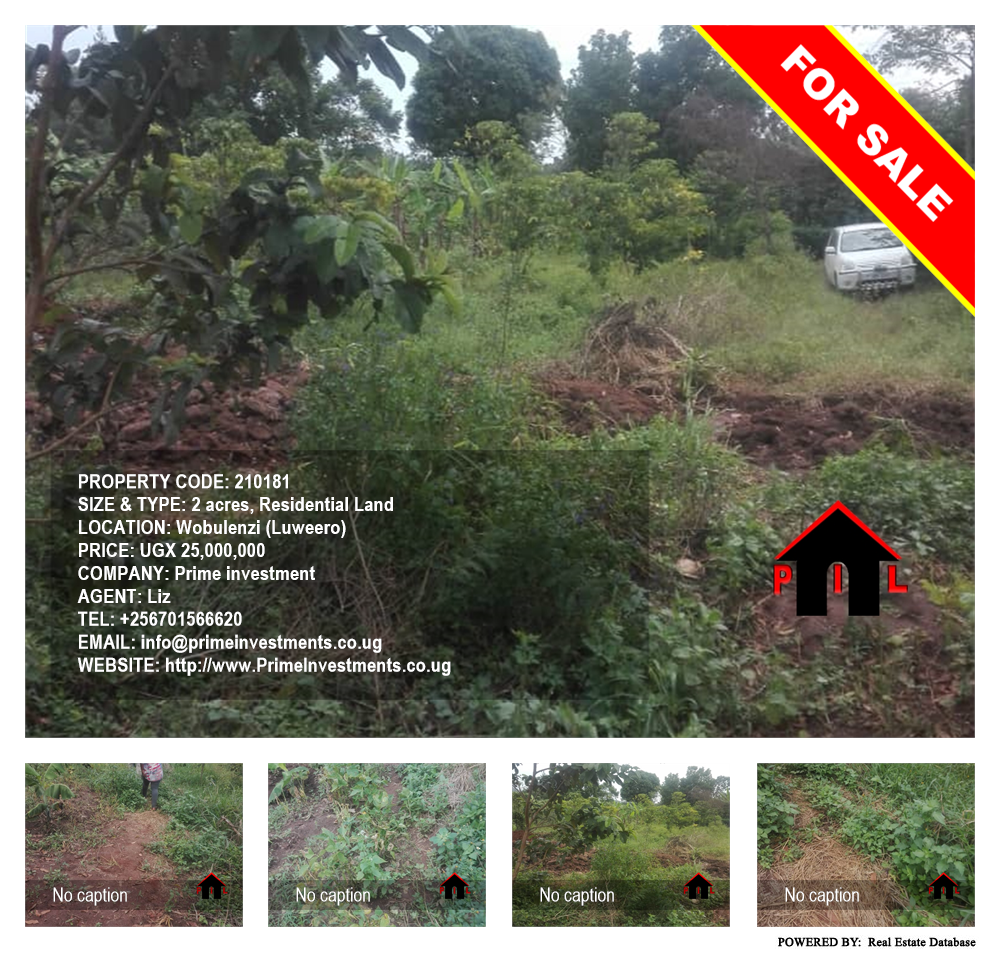 Residential Land  for sale in Wobulenzi Luweero Uganda, code: 210181