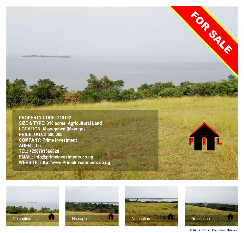 Agricultural Land  for sale in Mayugetwn Mayuge Uganda, code: 210192