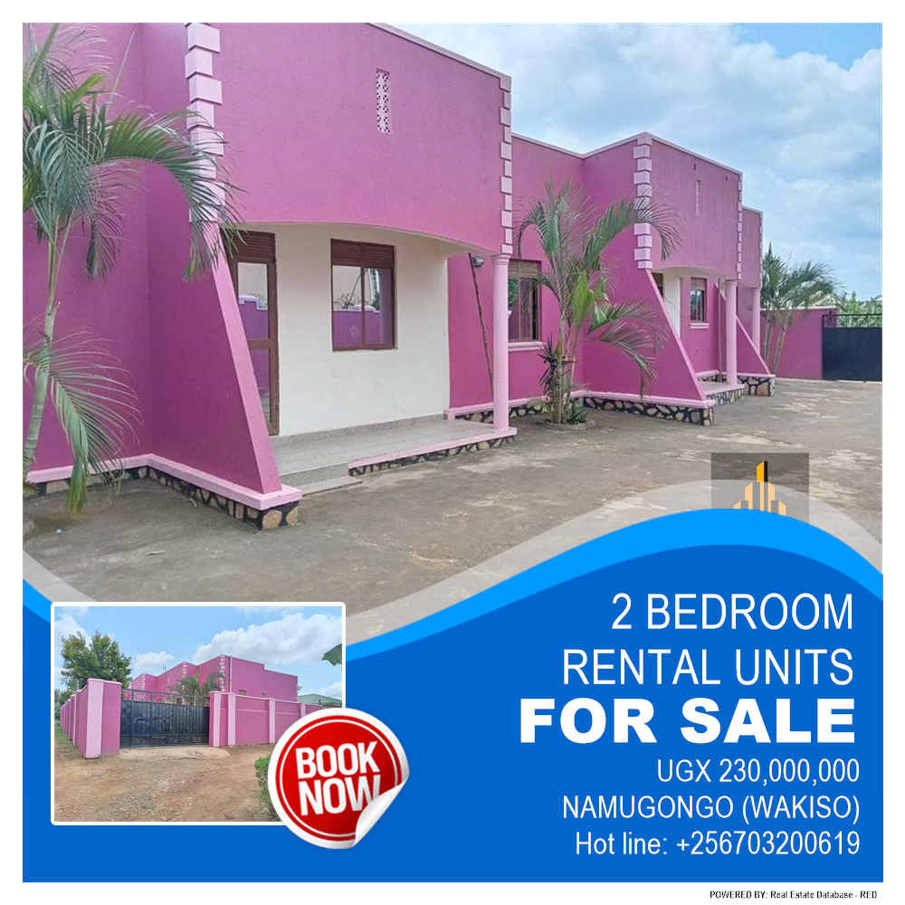 2 bedroom Rental units  for sale in Namugongo Wakiso Uganda, code: 210221