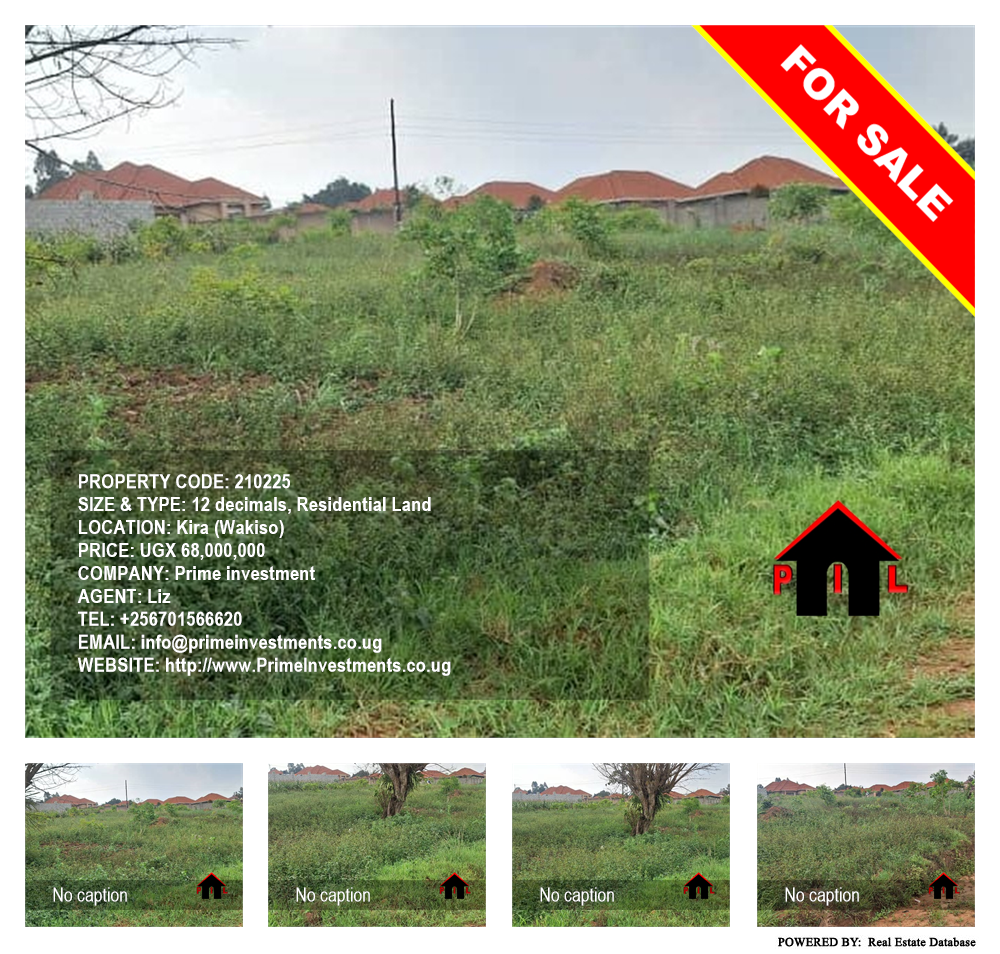 Residential Land  for sale in Kira Wakiso Uganda, code: 210225