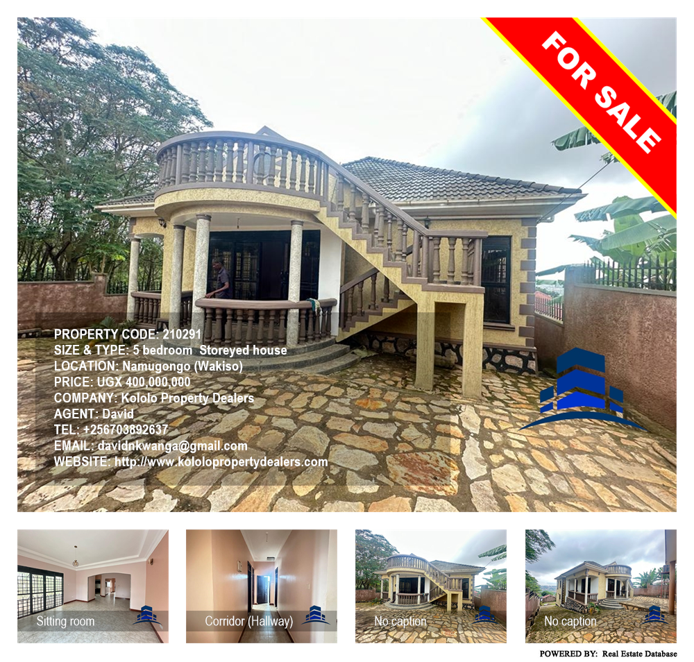 5 bedroom Storeyed house  for sale in Namugongo Wakiso Uganda, code: 210291