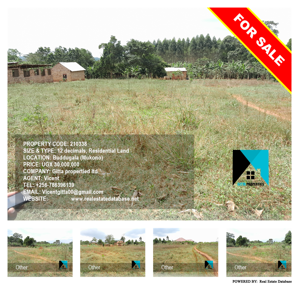 Residential Land  for sale in Buddugala Mukono Uganda, code: 210338