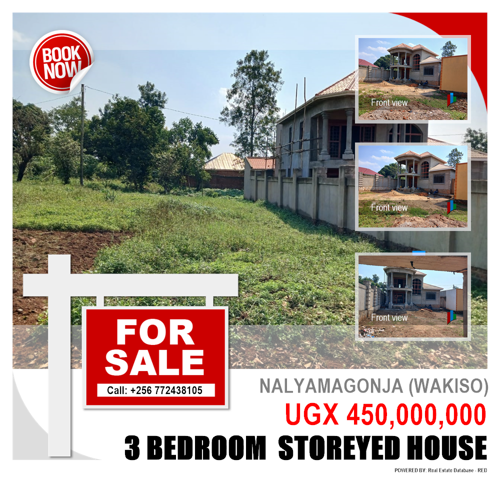 3 bedroom Storeyed house  for sale in Nalyamagonja Wakiso Uganda, code: 210342