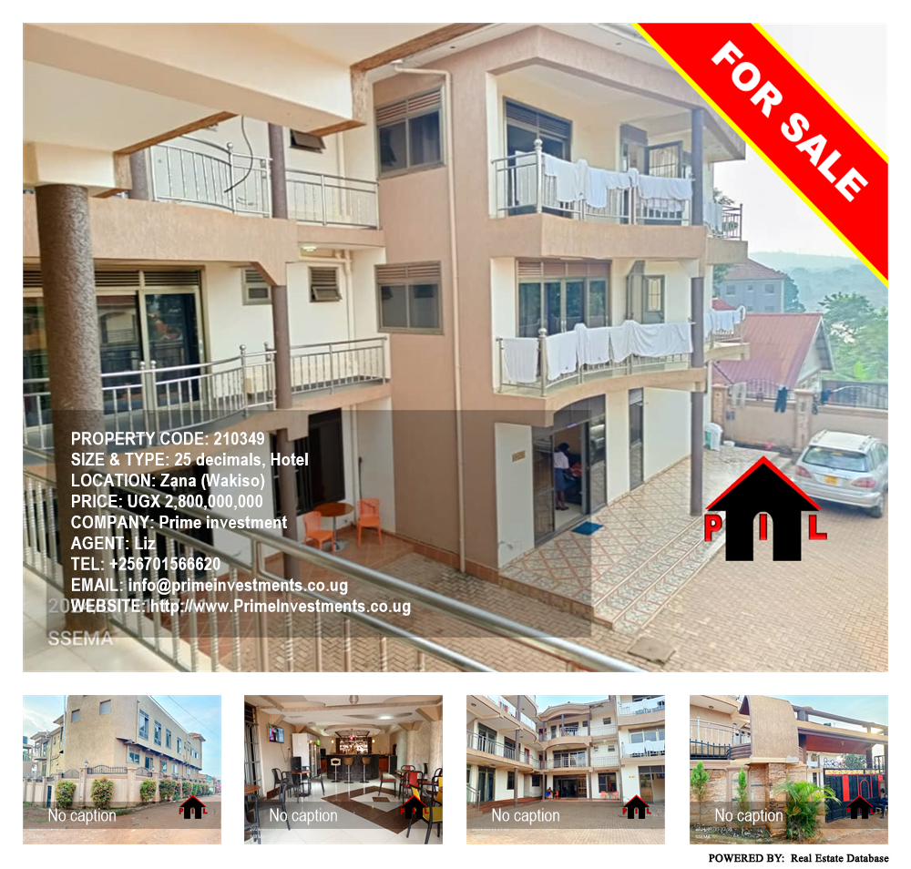 Hotel  for sale in Zana Wakiso Uganda, code: 210349