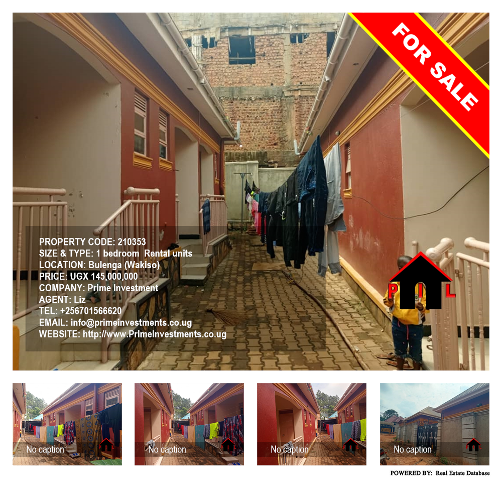 1 bedroom Rental units  for sale in Bulenga Wakiso Uganda, code: 210353