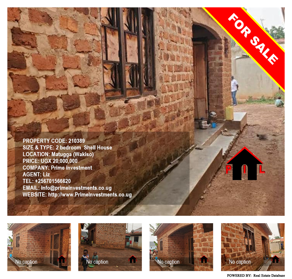 2 bedroom Shell House  for sale in Matugga Wakiso Uganda, code: 210389