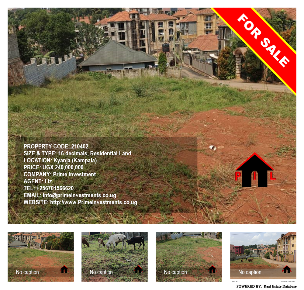 Residential Land  for sale in Kyanja Kampala Uganda, code: 210402