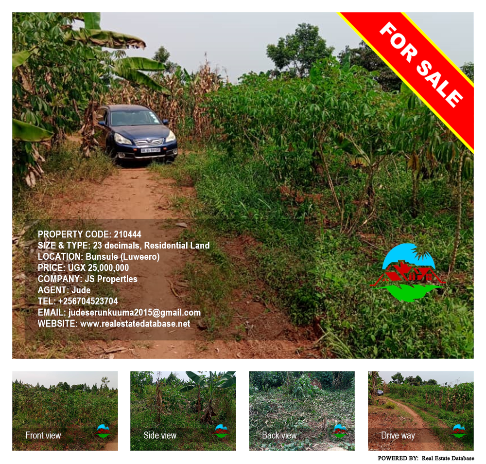 Residential Land  for sale in Bunsule Luweero Uganda, code: 210444