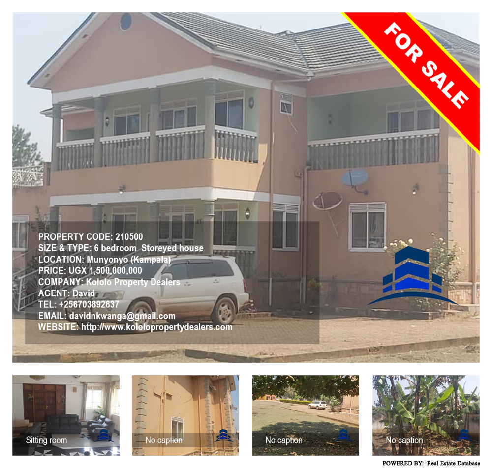 6 bedroom Storeyed house  for sale in Munyonyo Kampala Uganda, code: 210500