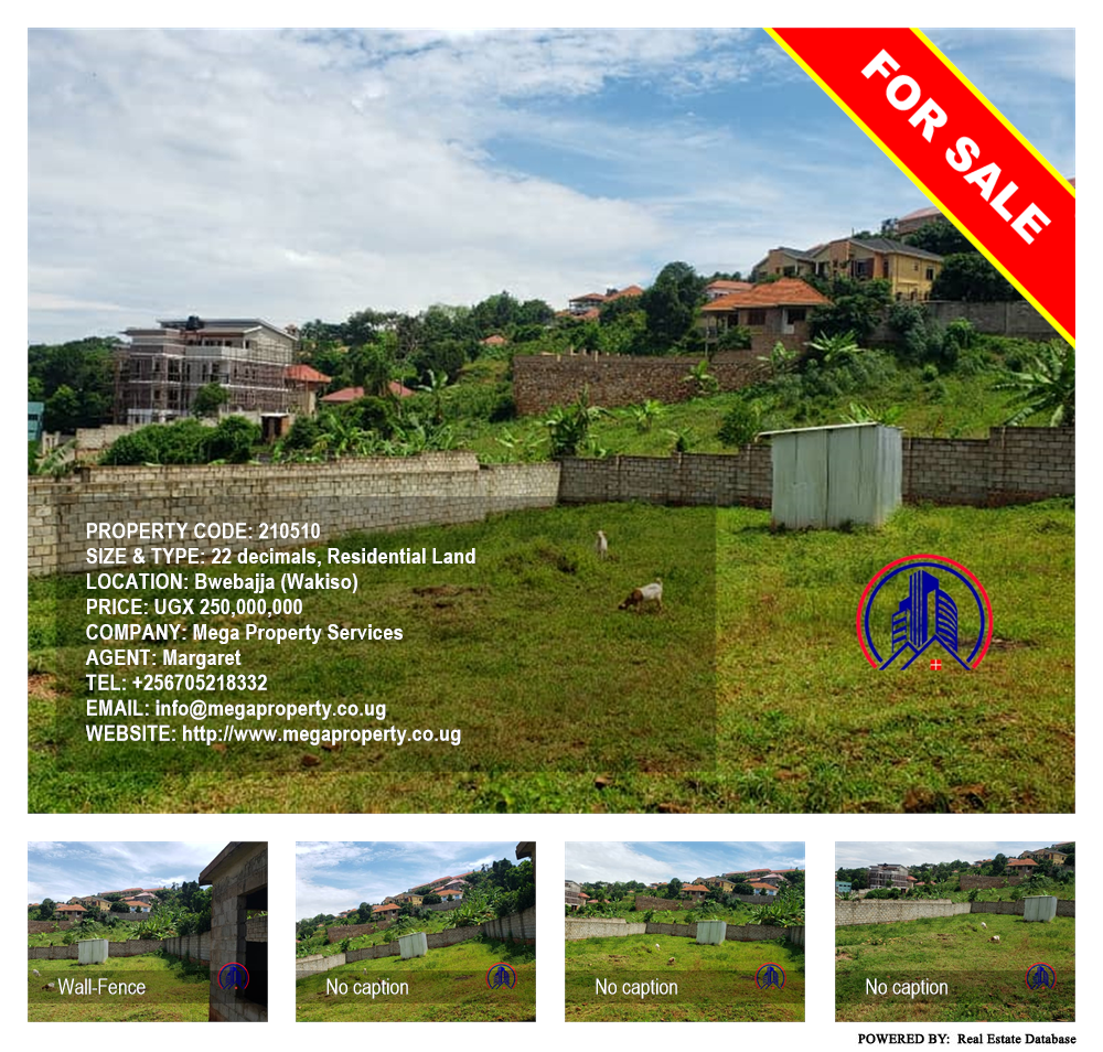 Residential Land  for sale in Bwebajja Wakiso Uganda, code: 210510