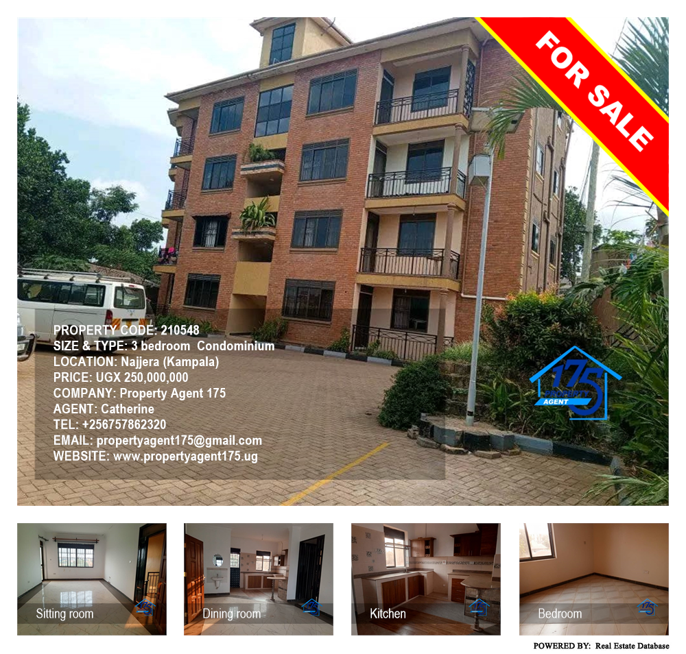 3 bedroom Condominium  for sale in Najjera Kampala Uganda, code: 210548