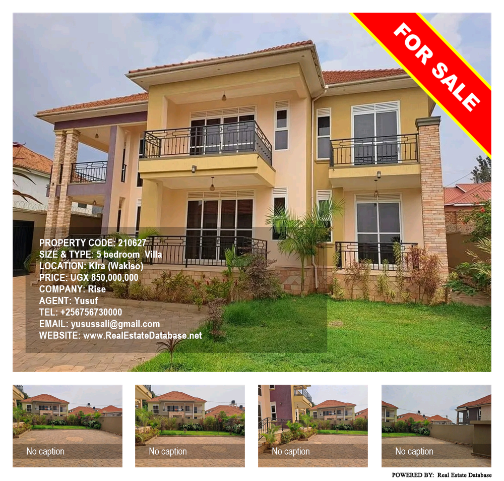 5 bedroom Villa  for sale in Kira Wakiso Uganda, code: 210627