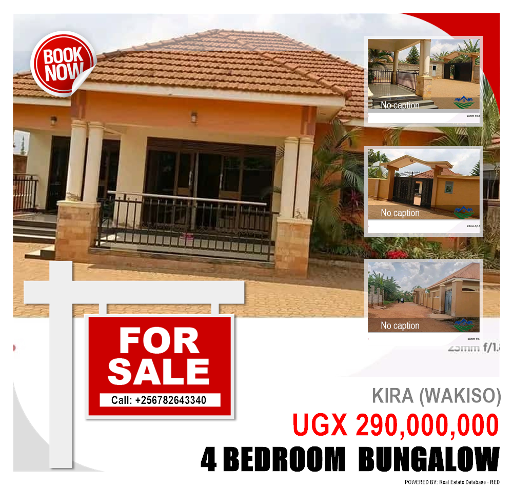 4 bedroom Bungalow  for sale in Kira Wakiso Uganda, code: 210628