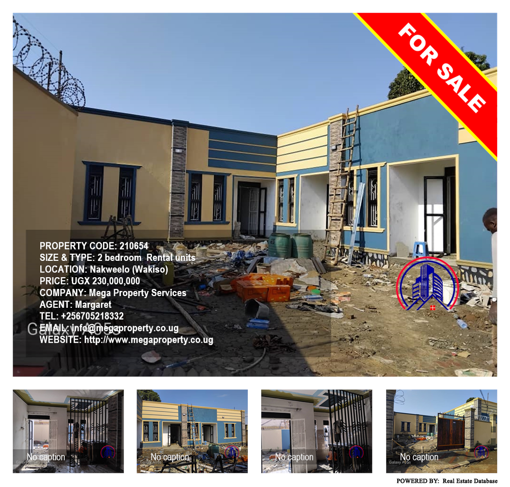 2 bedroom Rental units  for sale in Nakweelo Wakiso Uganda, code: 210654