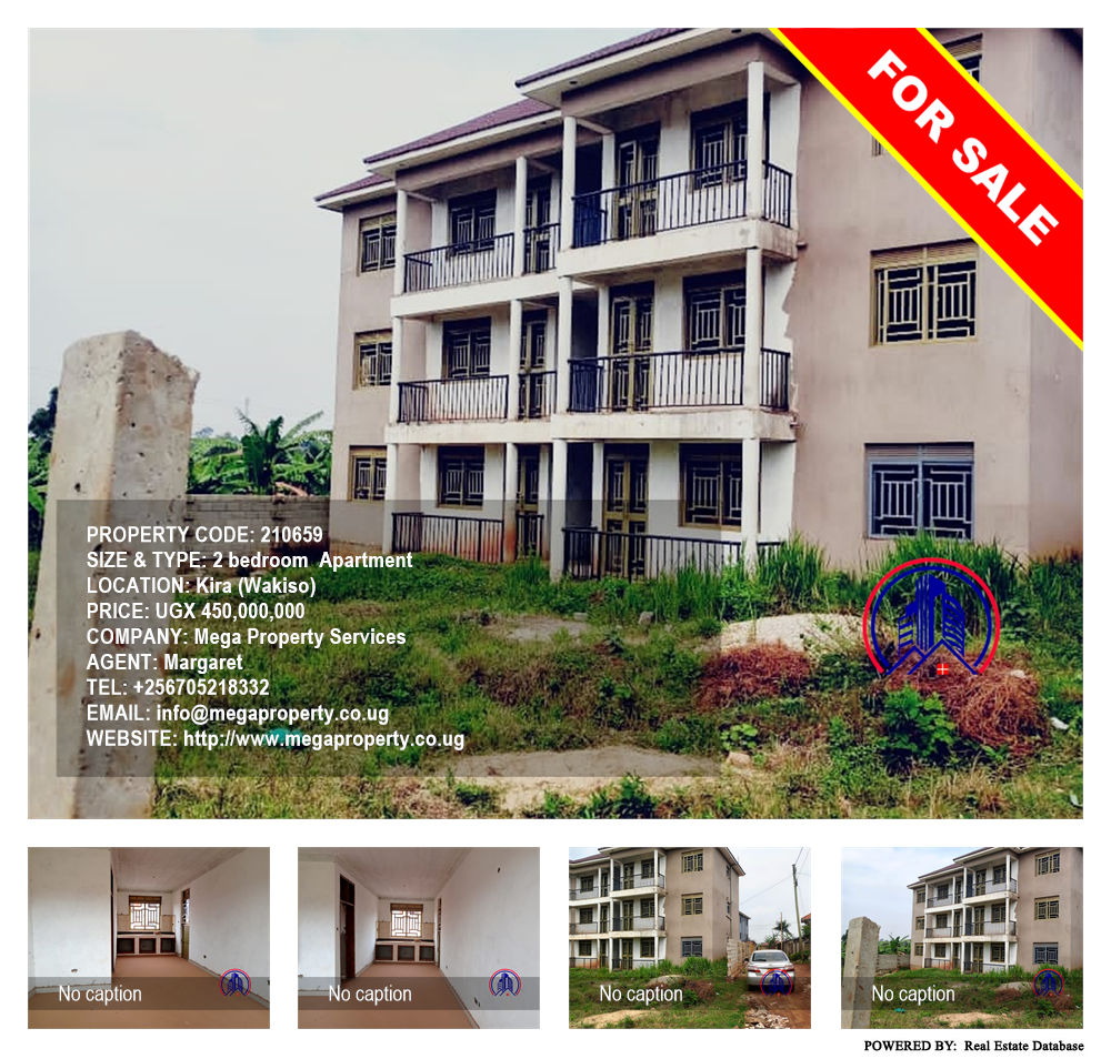 2 bedroom Apartment  for sale in Kira Wakiso Uganda, code: 210659