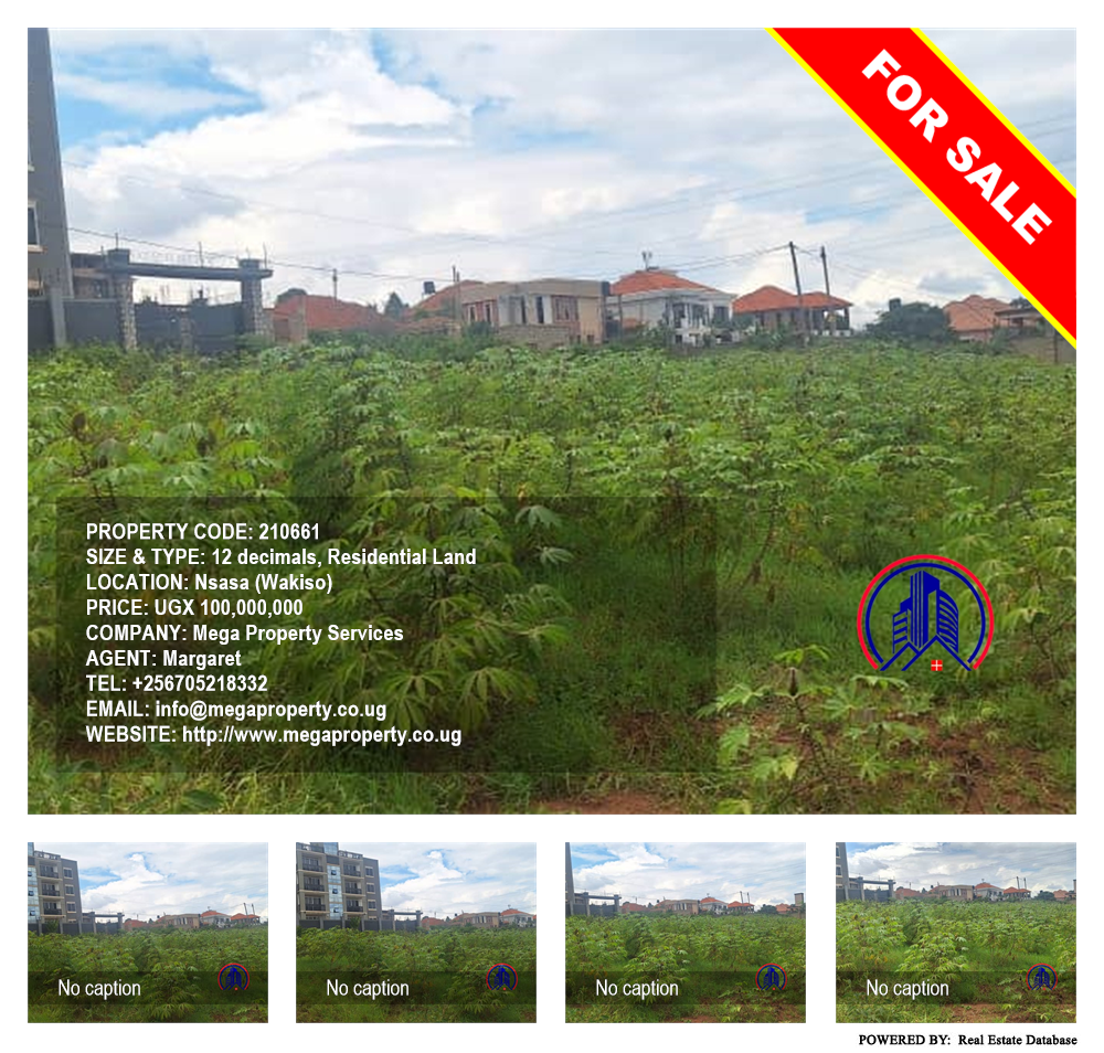 Residential Land  for sale in Nsasa Wakiso Uganda, code: 210661