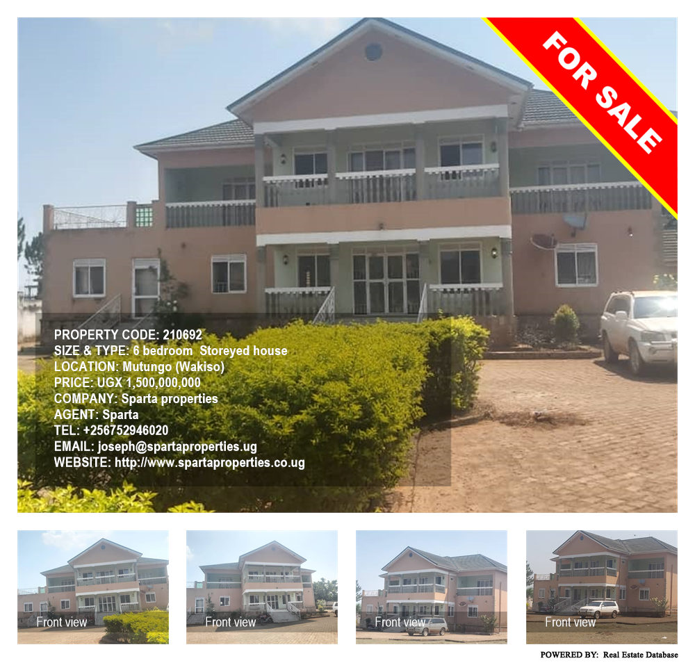 6 bedroom Storeyed house  for sale in Mutungo Wakiso Uganda, code: 210692