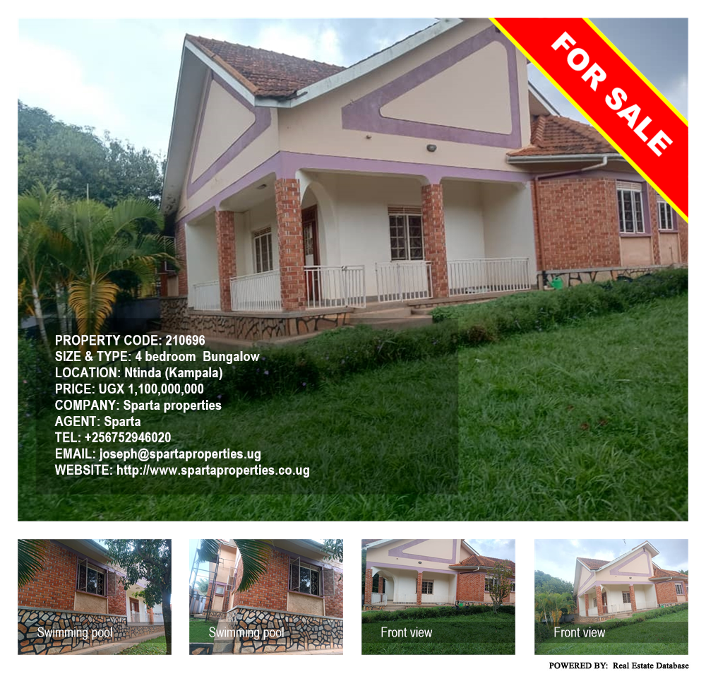 4 bedroom Bungalow  for sale in Ntinda Kampala Uganda, code: 210696