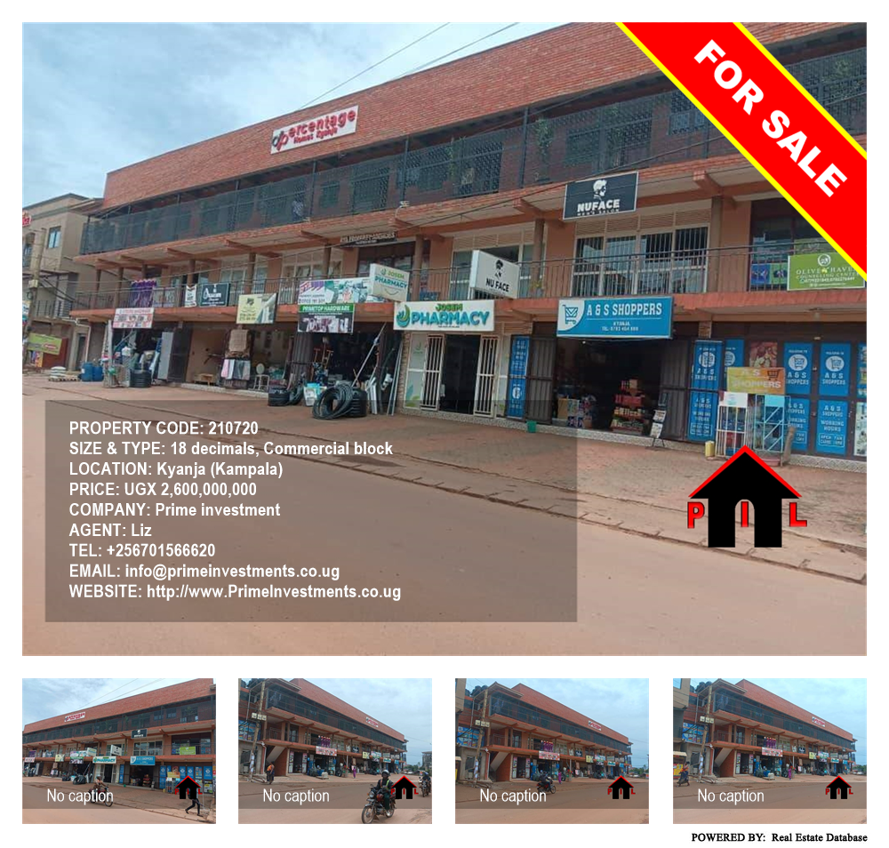 Commercial block  for sale in Kyanja Kampala Uganda, code: 210720