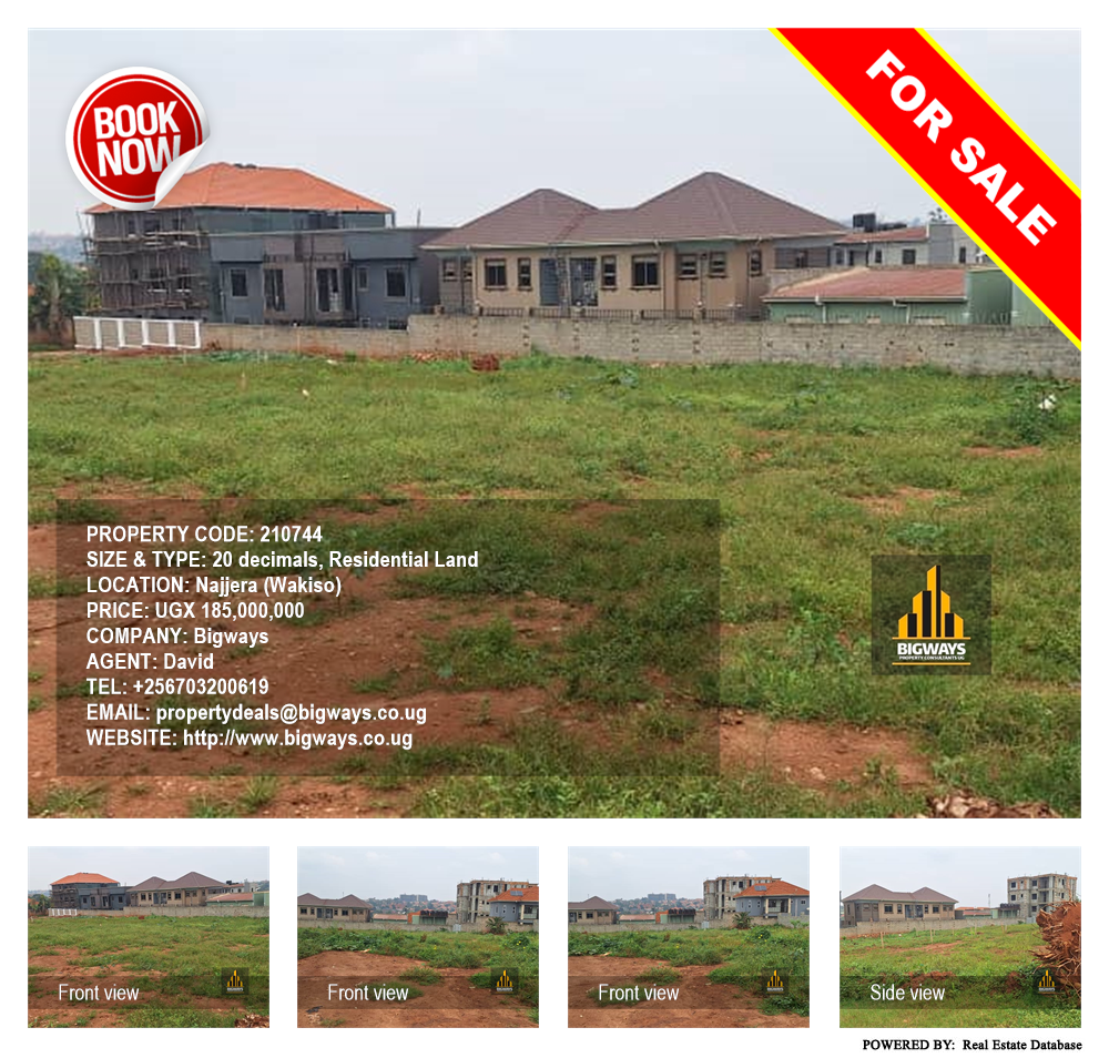 Residential Land  for sale in Najjera Wakiso Uganda, code: 210744