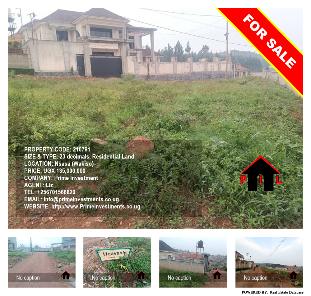 Residential Land  for sale in Nsasa Wakiso Uganda, code: 210791