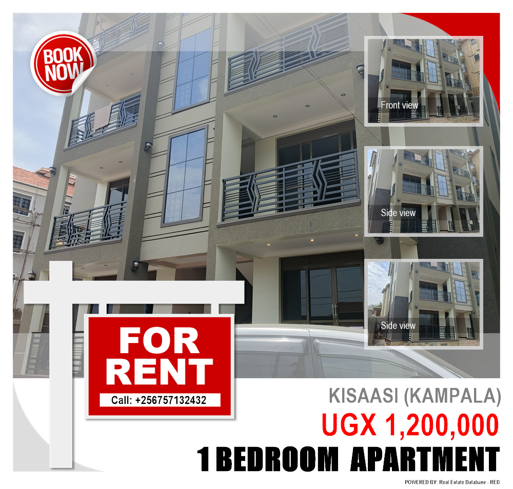 1 bedroom Apartment  for rent in Kisaasi Kampala Uganda, code: 210863