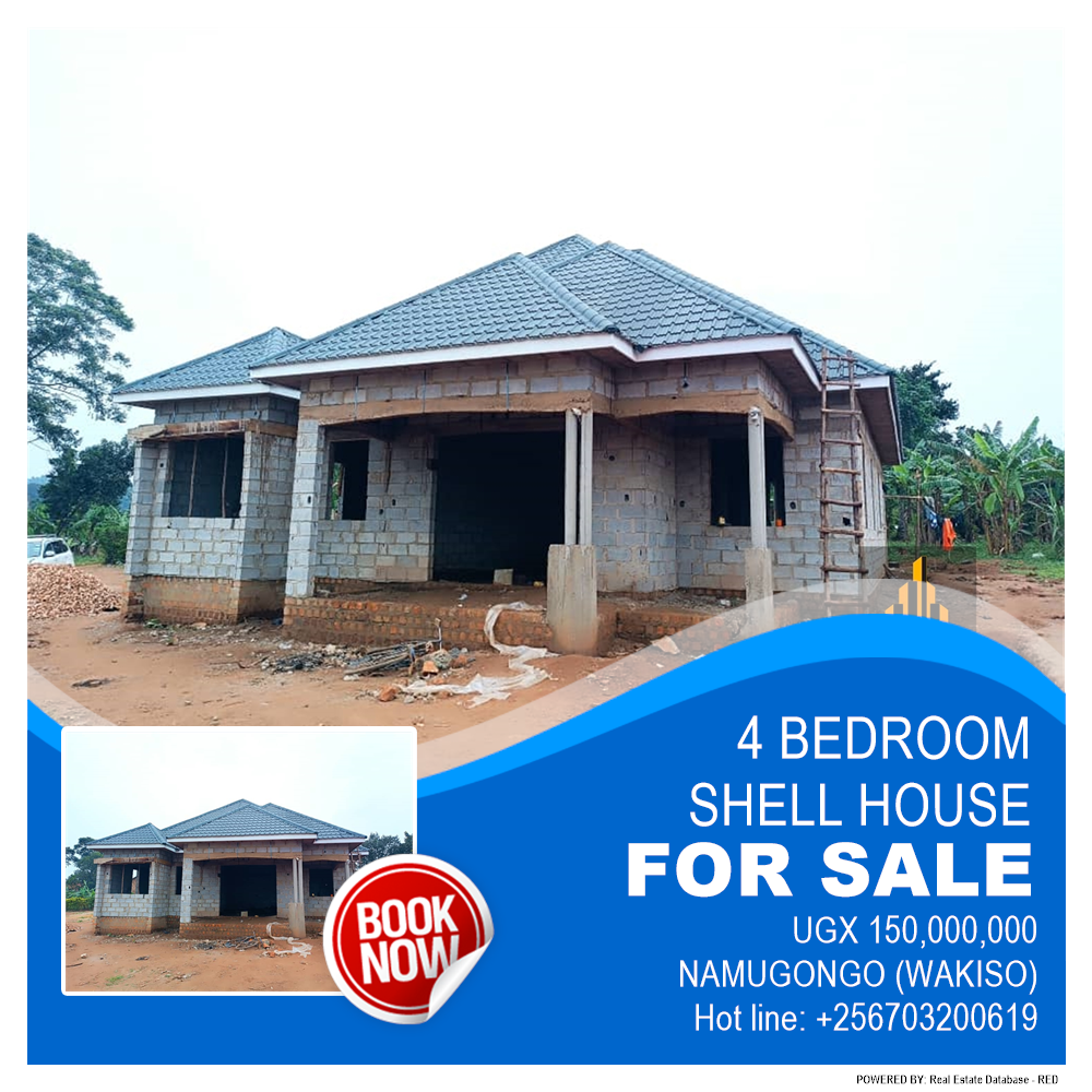 4 bedroom Shell House  for sale in Namugongo Wakiso Uganda, code: 210867