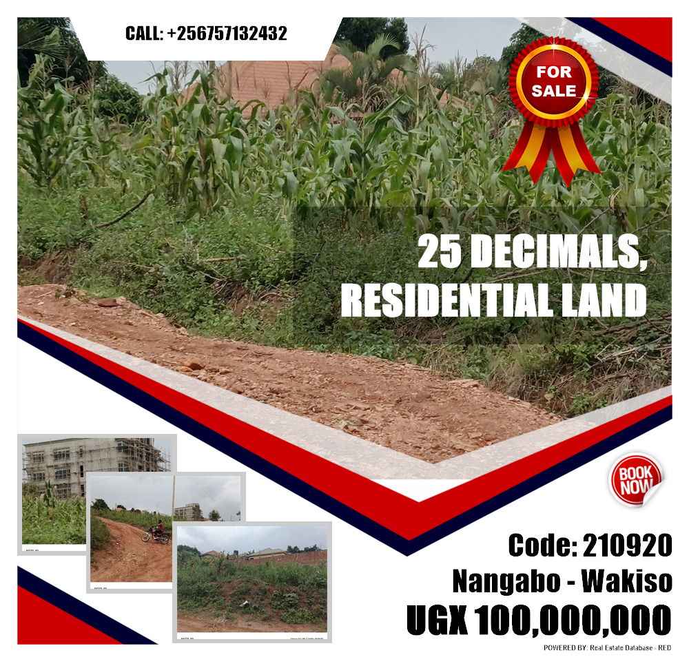 Residential Land  for sale in Nangabo Wakiso Uganda, code: 210920