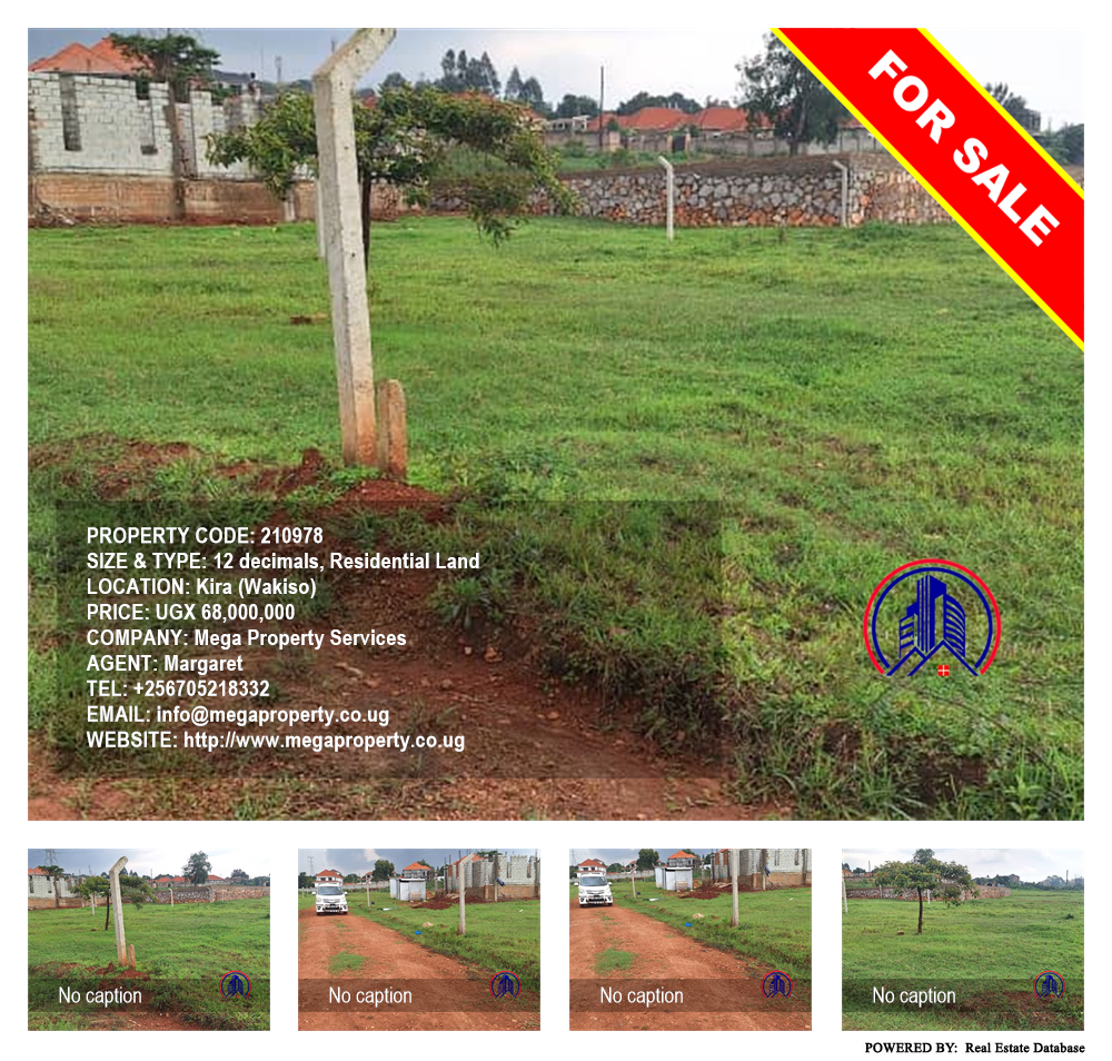 Residential Land  for sale in Kira Wakiso Uganda, code: 210978