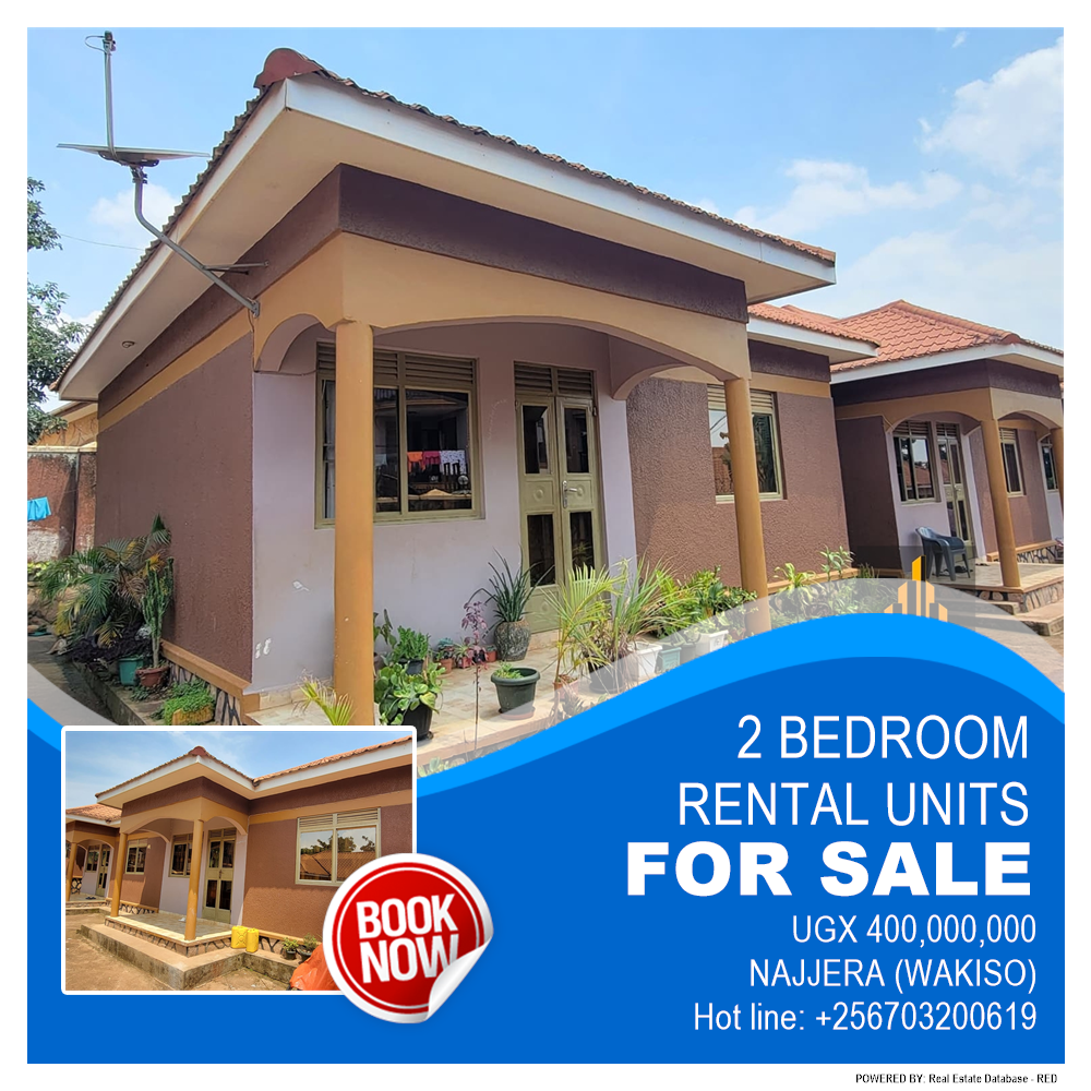 2 bedroom Rental units  for sale in Najjera Wakiso Uganda, code: 210982