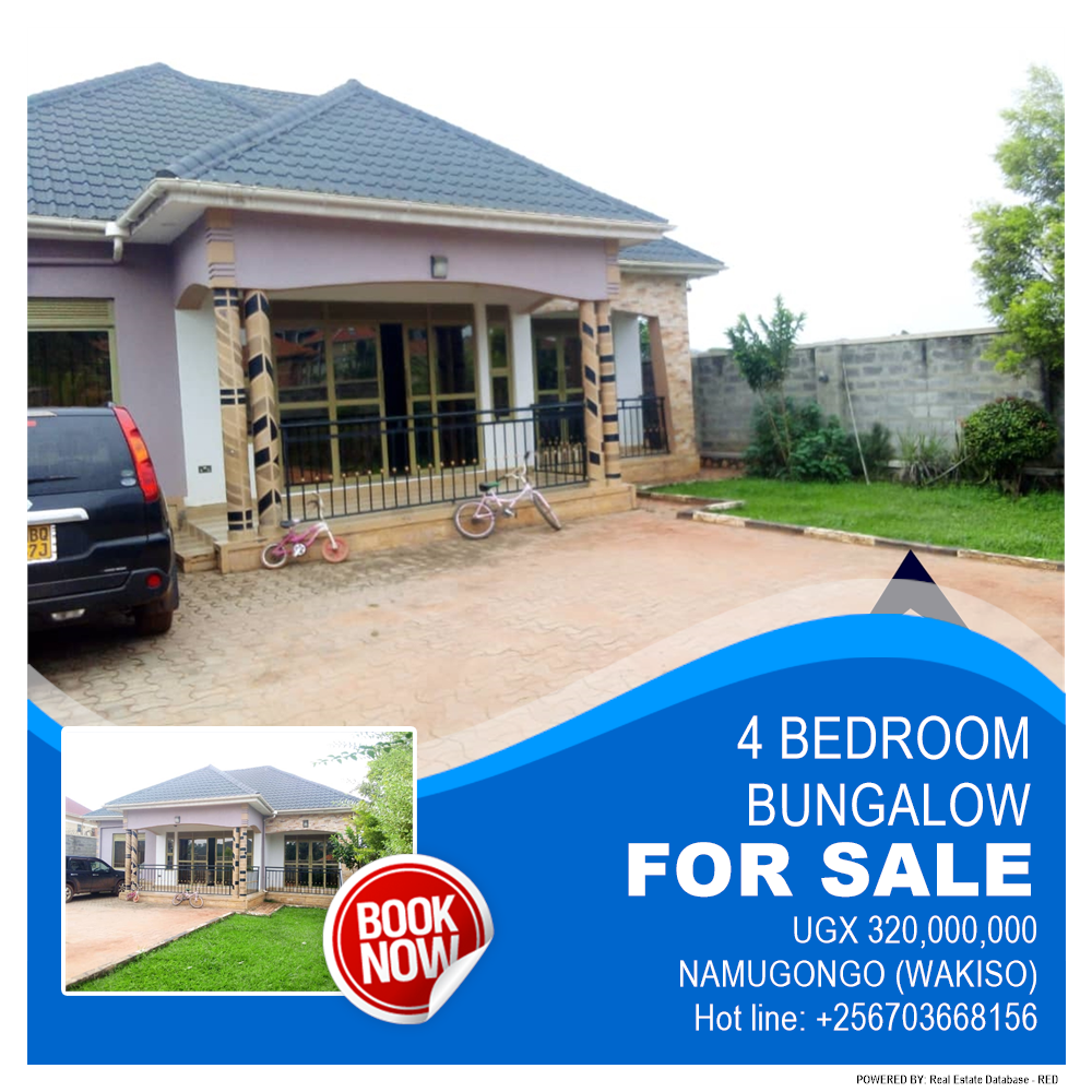 4 bedroom Bungalow  for sale in Namugongo Wakiso Uganda, code: 210983