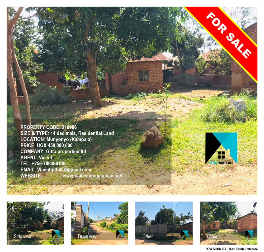 Residential Land  for sale in Munyonyo Kampala Uganda, code: 210986