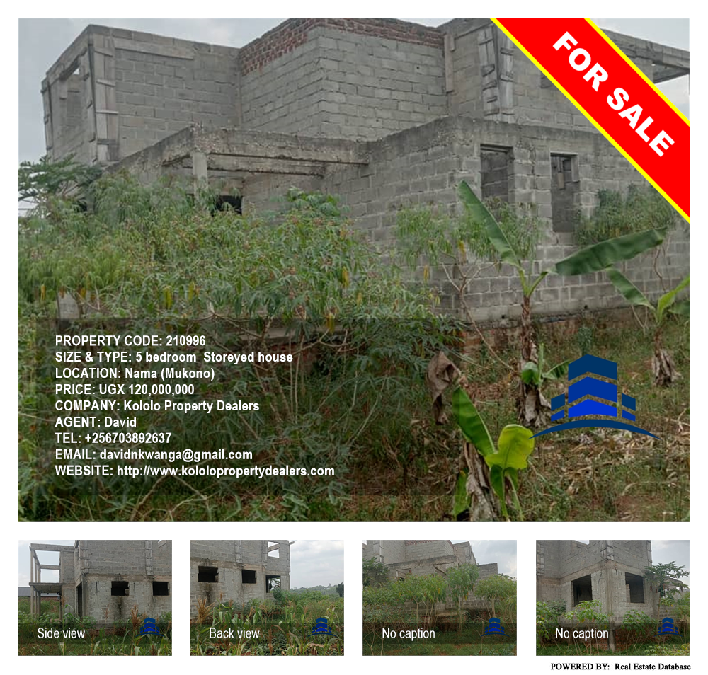 5 bedroom Storeyed house  for sale in Nama Mukono Uganda, code: 210996