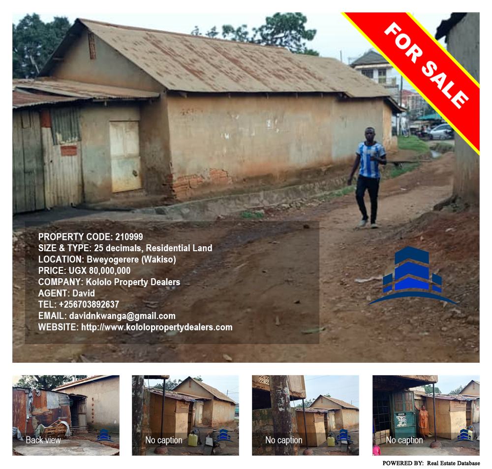 Residential Land  for sale in Bweyogerere Wakiso Uganda, code: 210999