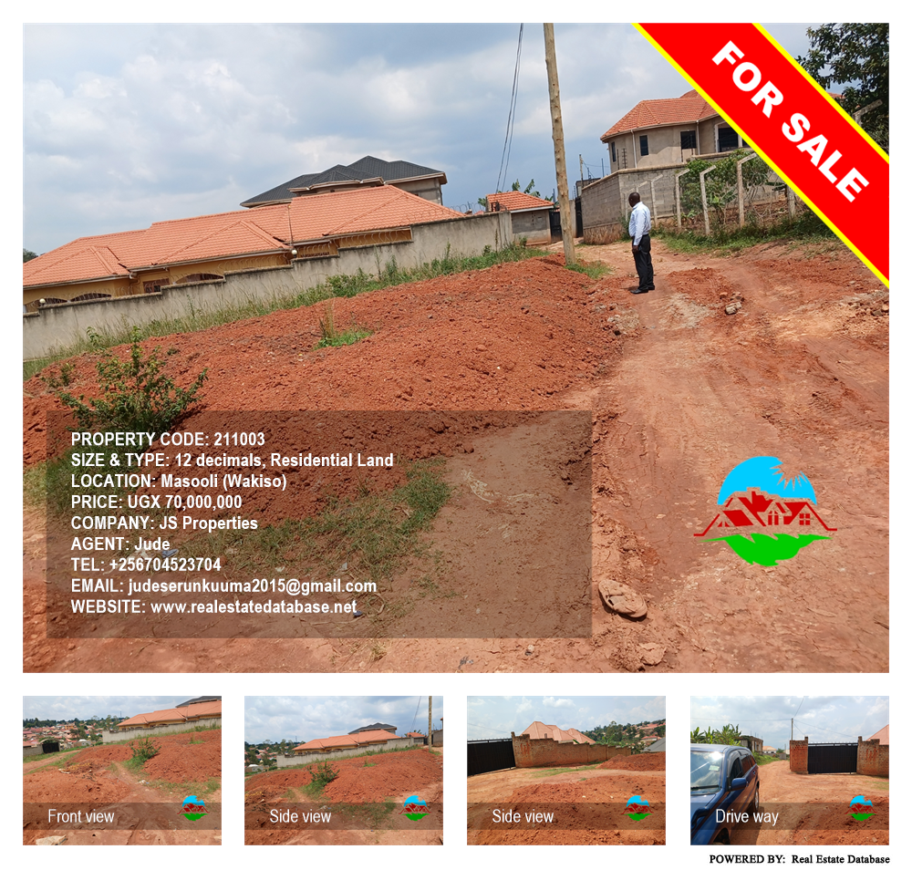 Residential Land  for sale in Masooli Wakiso Uganda, code: 211003