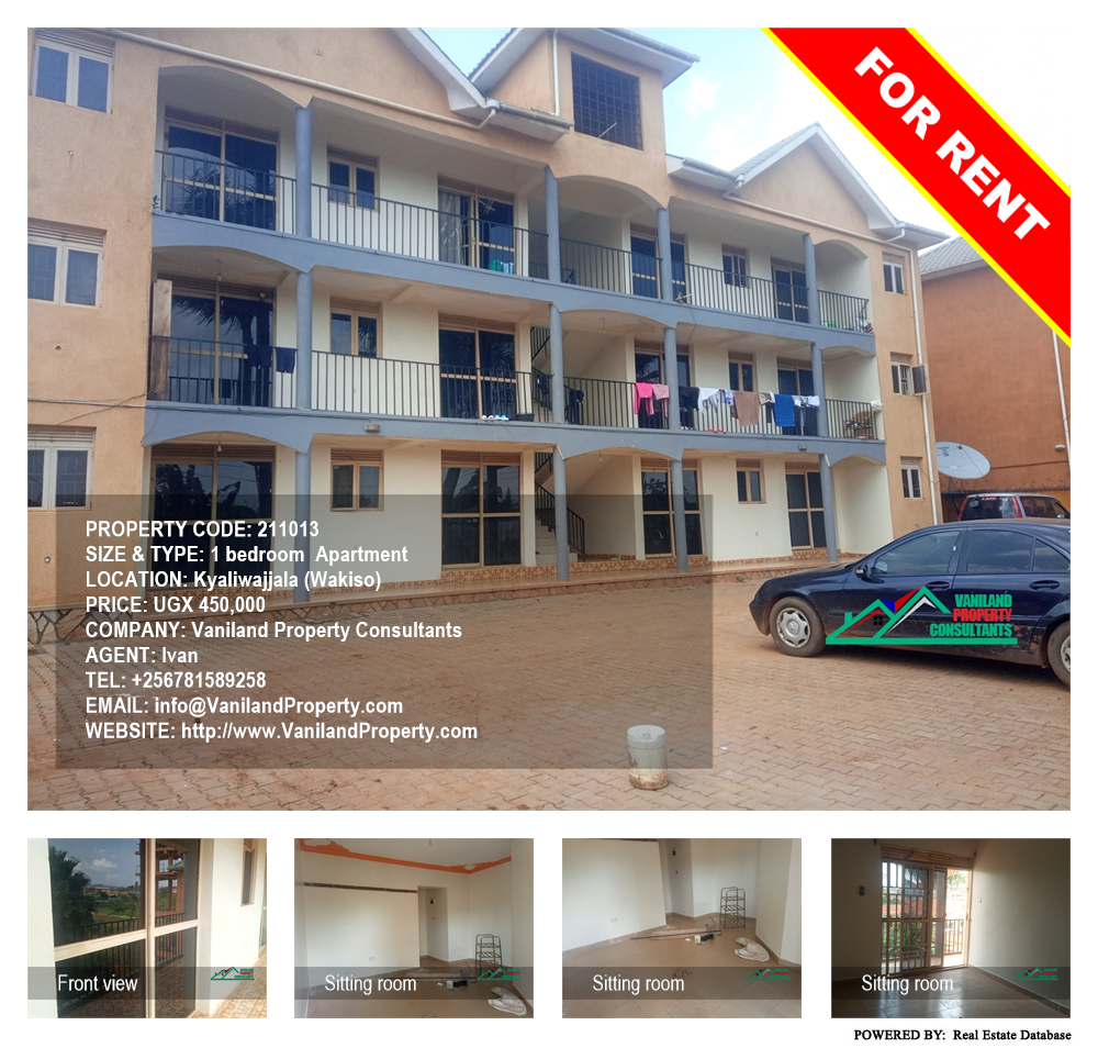 1 bedroom Apartment  for rent in Kyaliwajjala Wakiso Uganda, code: 211013