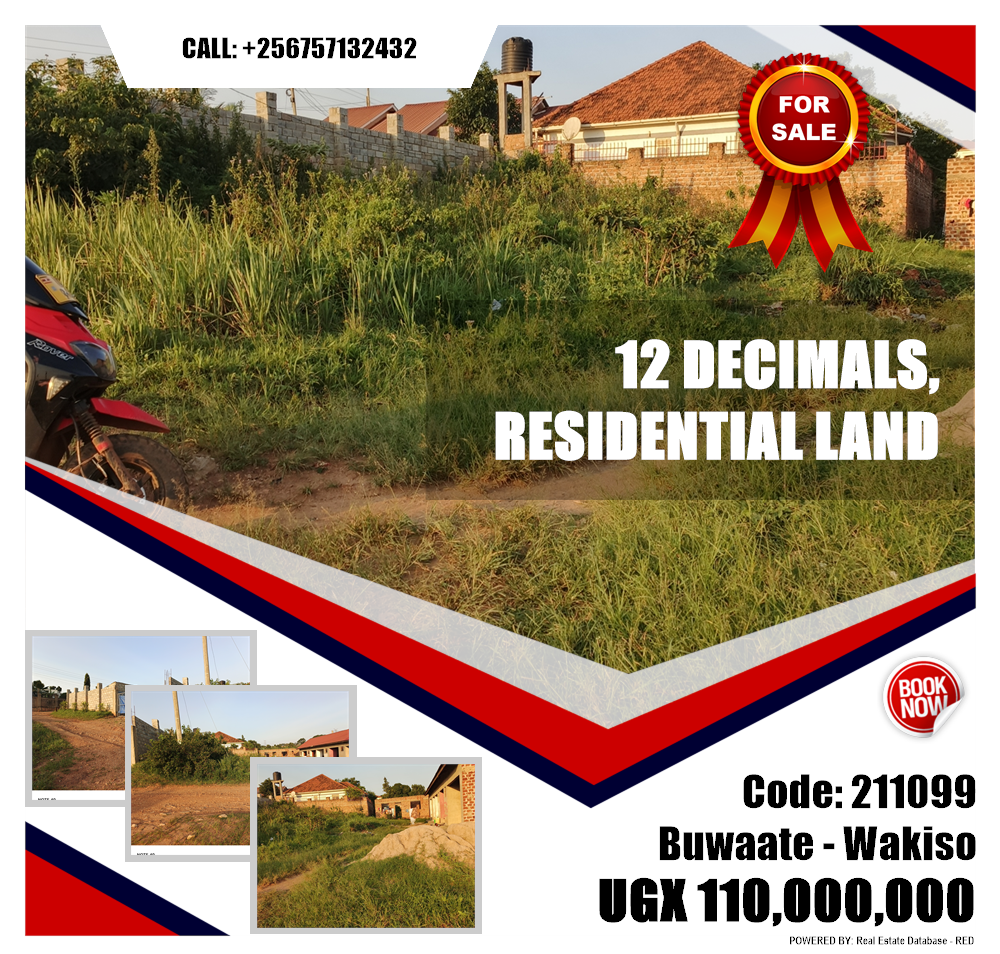 Residential Land  for sale in Buwaate Wakiso Uganda, code: 211099