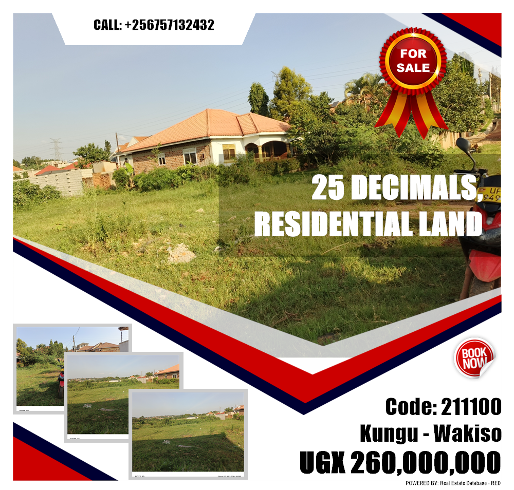 Residential Land  for sale in Kungu Wakiso Uganda, code: 211100