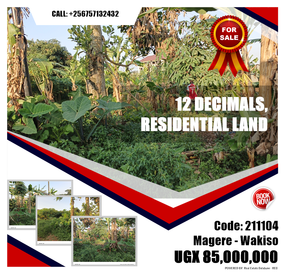 Residential Land  for sale in Magere Wakiso Uganda, code: 211104