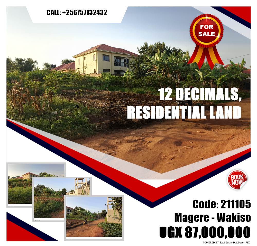 Residential Land  for sale in Magere Wakiso Uganda, code: 211105