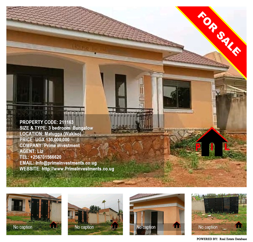 3 bedroom Bungalow  for sale in Matugga Wakiso Uganda, code: 211163